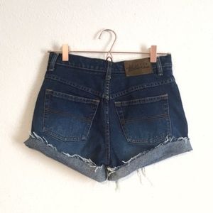 Express Jean Shorts, High Rise Size 26 (a)